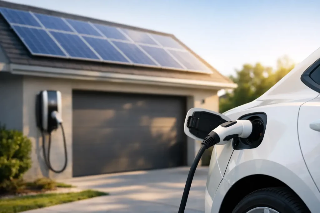 Can Solar Power Charge Electric Cars at Home?