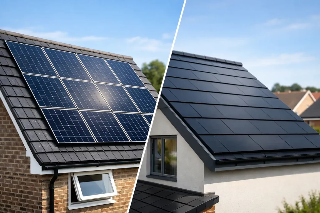 Solar Panels vs Solar Tiles for UK Homes