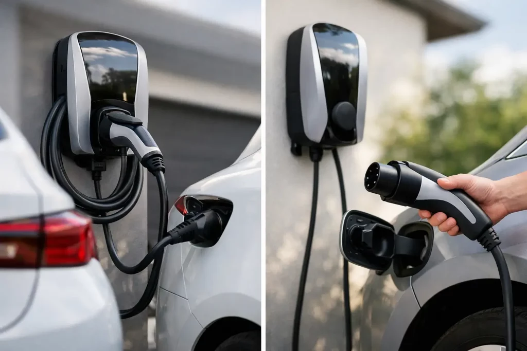 EV Charger Tethered vs Untethered: Which Fits?