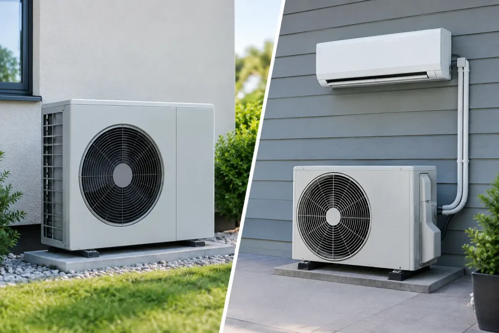 Monobloc Versus Split Heat Pumps: Which Fits?